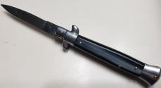  Vintage 8 1/4" C. JUL Herbert's  Switchblade with Imitation Buffalo Horn Scales 