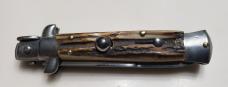 Vintage 7" Rostfrei Switchblade with Stag Horn Scales 
