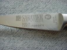 Vintage SABATIER, Made in France, 7 Pieces, Chef's Butcher Knife Set in Factory Wood Block Vintage SABATIER, Made in France, 7 Pieces, Chef's Butcher Knife Set in Factory Wood Block