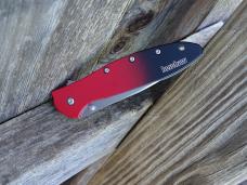 Kershaw Leek MagnaCut A/O Knife Gradient Red and Black - New