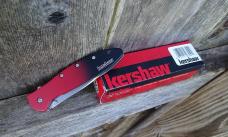 Kershaw Leek MagnaCut A/O Knife Gradient Red and Black - New