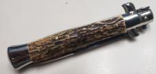  Vintage 9" Virginia Switchblade with Stag Horn Scales
