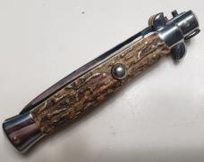  Vintage 9" Virginia Switchblade with Stag Horn Scales