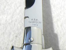 AGA CAMPOLIN 11' ( BLACK WIDOW ) EXOTIC AFRICAN EBONY WOOD N/S COMPONMENTS 5MM BLADE MANIAGO ITALY AGA CAMPOLIN 11' ( BLACK WIDOW ) EXOTIC AFRICAN EBONY WOOD N/S COMPONMENTS 5MM BLADE MANIAGO ITALY