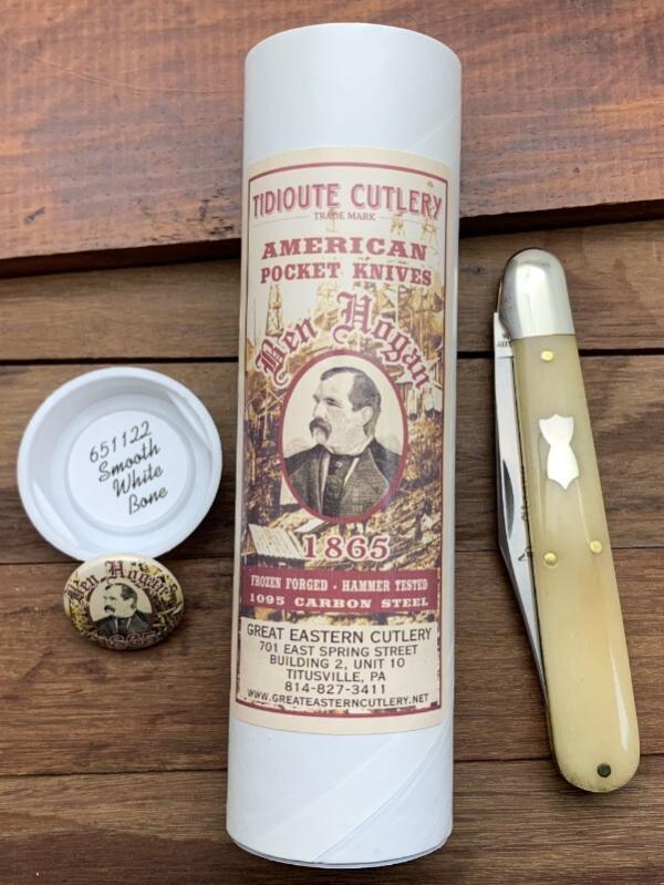 Great Eastern Cutlery American Pocket Knives 651122 Ben Hogan 1865 New in the tube. ..........(GEC) Great Eastern Cutlery American Pocket Knives 651122 Ben Hogan 1865 New in the tube. ..........(GEC)