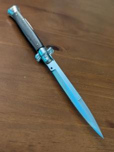 NEW Frank Beltrame Stiletto 28cm - 11” Ziricote Wood Bayonet Blade NEW Frank Beltrame Stiletto 28cm - 11” Ziricote Wood Bayonet Blade