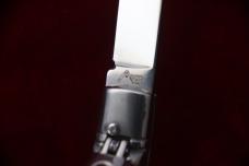 OLD NEW STOCK AKC 8" ITALIAN SWITCHBLADE HONEY HORN LEVER LOCK AUTOMATIC
