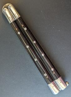Minty WWII Era Philippine Bowie Blade Balisong, Batangas Butterfly Knife Horn 11.5" 29cm Minty WWII Era Philippine Bowie Blade Balisong, Batangas Butterfly Knife Horn 11.5" 29cm