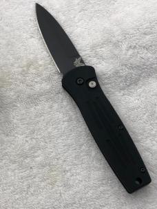 Benchmade 3551 BK Stimulus Push Button Automatic Knife With Integrated Safety NIB Made In USA