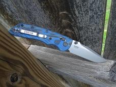 Hogue Knives Deka Folding Knife Blue G-Mascus  20CV Blade - New