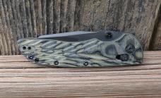 Hogue Knives Deka Folding Knife Green G-Mascus Black 20CV Blade - New