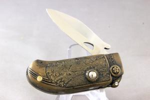 Unidentified Maker of This Novelty Souvenir Automatic from Hong Kong, Free Shipping 