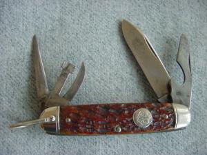 Vintage Classic REMINGTON RS3333 Pattern Boy Scout Pocket Knife in Very Nice Condition