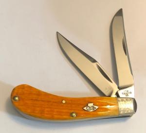 In plain Case box Tony Bose Persimmon Orange Saddlehorn