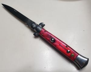  Vintage 9"  Switchblade with Red Scales 
