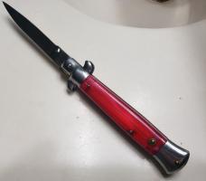Vintage 9" Switchblade with Red Scales Vintage 9" Switchblade with Red Scales