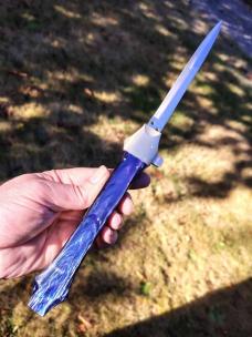 Custom 12 1/2 Ice Pick Gravity Knife by Rubens Blades Ambidextrous Custom 12 1/2 Ice Pick Gravity Knife by Rubens Blades Ambidextrous