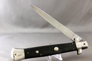ROSTFREI ITALIAN AUTOMATIC, Horn Handles, Really Large at 14¾ inches Open, Free Shipping in USA