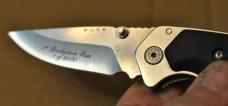 Buck Alpha Pro Hunter 694BK Mint Marked 1st Pro Run 1 )f 2500 Huge Folder Mirror Polished Liner Lock
