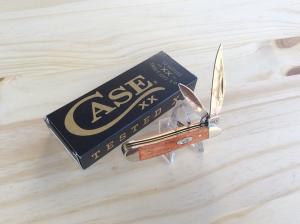 Case Peanut 28702 Folding Knife Smooth Chestnut Bone  - New