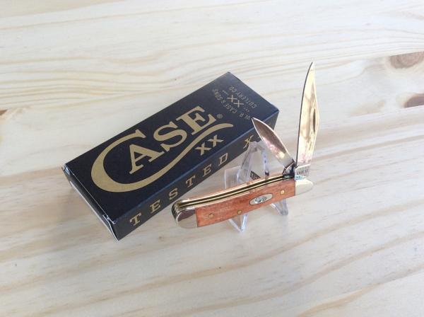 Case Peanut 28702 Folding Knife Smooth Chestnut Bone - New Case Peanut 28702 Folding Knife Smooth Chestnut Bone - New