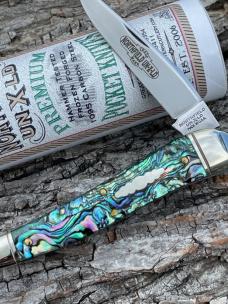 GEC NORTHFIELD ** 381117 ALVS GREEN ABALONE JACK KNIFE GEC NORTHFIELD ** 381117 ALVS GREEN ABALONE JACK KNIFE