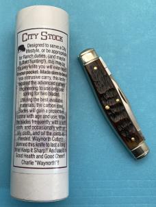 GEC - City Stock, Stockman Pocket Knife. (811224) Special Factory Order SFO by Charlie Campagna. ...
