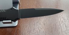 Piranha Mini-Guard Black on Black S30V Bayonet Blade Piranha Mini-Guard Black on Black S30V Bayonet Blade