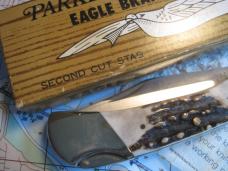 VTG Parker IMAI K 249 Stag Bone Handle Lockback Knife (wrong box)