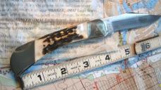 VTG Parker IMAI K 249 Stag Bone Handle Lockback Knife (wrong box)