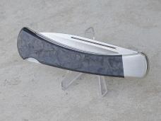 Buck 110 Folding Hunter 02/2024 BOTM Marbled Carbon Fiber Handle S30V Drop Point Blade - New