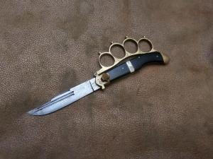 RARE middle eastern leverlock switchblade trench knife