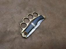 RARE middle eastern leverlock switchblade trench knife