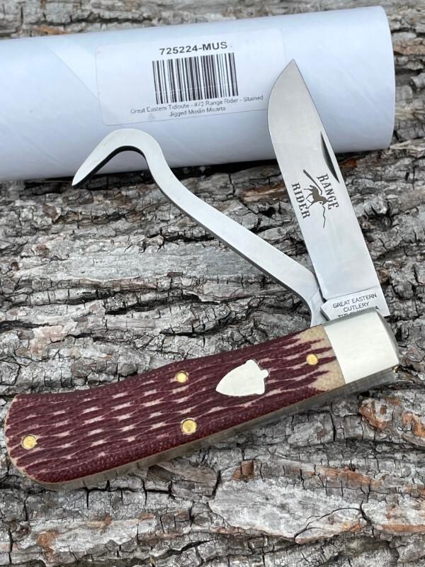 GEC ** 725224HP STAINED JIGGED MUSLIN MICARTA HOOFPICK