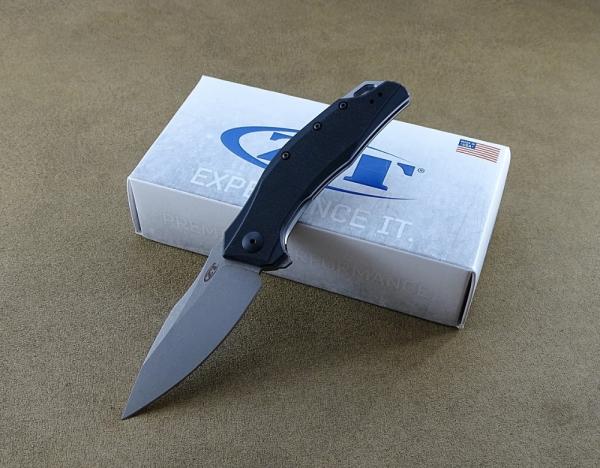 Zero Tolerance 0357 A/O Knife Black G-10 Handle 20CV Stonewash Blade - New