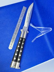 Vintage 80's Valor Samurai Warrior Butterfly Knife Miami USA Vintage 80's Valor Samurai Warrior Butterfly Knife Miami USA