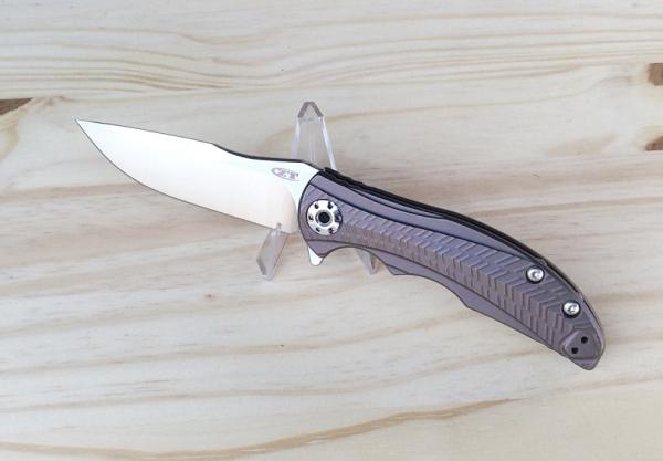 Zero Tolerance 0609 RJ Martin KVT Frame Lock Knife Bronze Titanium CPM-20CV Blade - New
