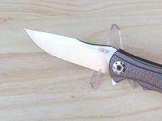 Zero Tolerance 0609 RJ Martin KVT Frame Lock Knife Bronze Titanium CPM-20CV Blade - New