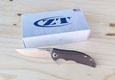 Zero Tolerance 0609 RJ Martin KVT Frame Lock Knife Bronze Titanium CPM-20CV Blade - New