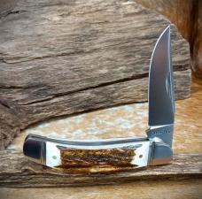 NIB RoseCraft Blades Red Deer Stag Stinking Creek Sowbelly RCT023-STG D2 Modified Clip Point NIB RoseCraft Blades Red Deer Stag Stinking Creek Sowbelly RCT023-STG D2 Modified Clip Point