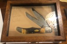 New in Wooden Display Case “First in Flight” Large Stag Folding Hunter with COA New in Wooden Display Case “First in Flight” Large Stag Folding Hunter with COA