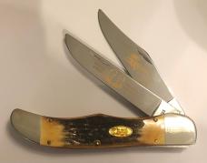 New in Wooden Display Case “First in Flight” Large Stag Folding Hunter with COA New in Wooden Display Case “First in Flight” Large Stag Folding Hunter with COA