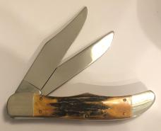 New in Wooden Display Case “First in Flight” Large Stag Folding Hunter with COA New in Wooden Display Case “First in Flight” Large Stag Folding Hunter with COA
