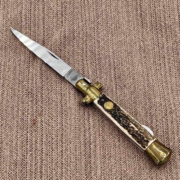 Vintage Stiletto Kissing Crane Germany Rostfrei KC-47 Lockback Folding Knife (6) Vintage Stiletto Kissing Crane Germany Rostfrei KC-47 Lockback Folding Knife (6)
