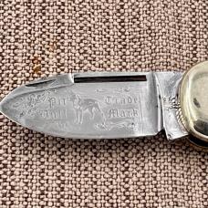 BULLDOG BRAND SUNFISH STAG HANDLE 1996 FOLDING POCKET KNIFE SOLINGEN GERMANY (8) BULLDOG BRAND SUNFISH STAG HANDLE 1996 FOLDING POCKET KNIFE SOLINGEN GERMANY (8)