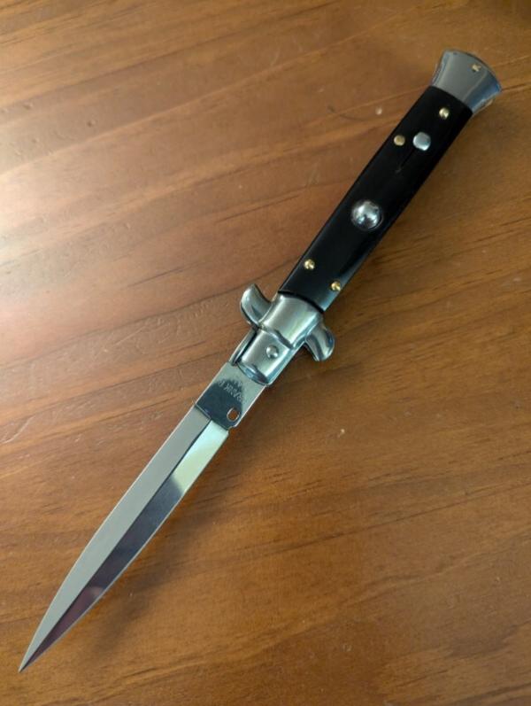 FRANK BELTRAME 23CM 9" DAGGER STILETTO BUFFALO HORN...NEW FRANK BELTRAME 23CM 9" DAGGER STILETTO BUFFALO HORN...NEW