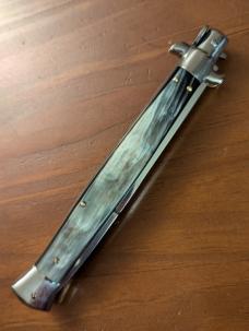33CM-13INCH BRAZILIAN HORN BAYONET STILETTO MANIAGO ITALY 33CM-13INCH BRAZILIAN HORN BAYONET STILETTO MANIAGO ITALY