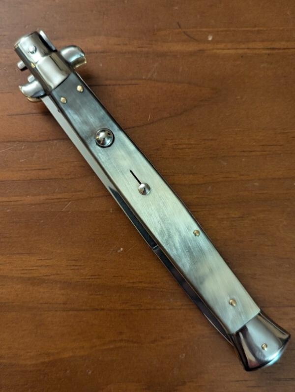 33CM-13INCH BRAZILIAN HORN BAYONET STILETTO MANIAGO ITALY 33CM-13INCH BRAZILIAN HORN BAYONET STILETTO MANIAGO ITALY