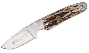 Puma SGB Pro Skinner II Stag Handle Hunting Knife with Leather Sheath 6809022L