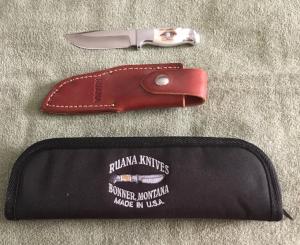 Custom Ruana Knife Works Bonner, MT Smokejumper  Knife Model 10-B New